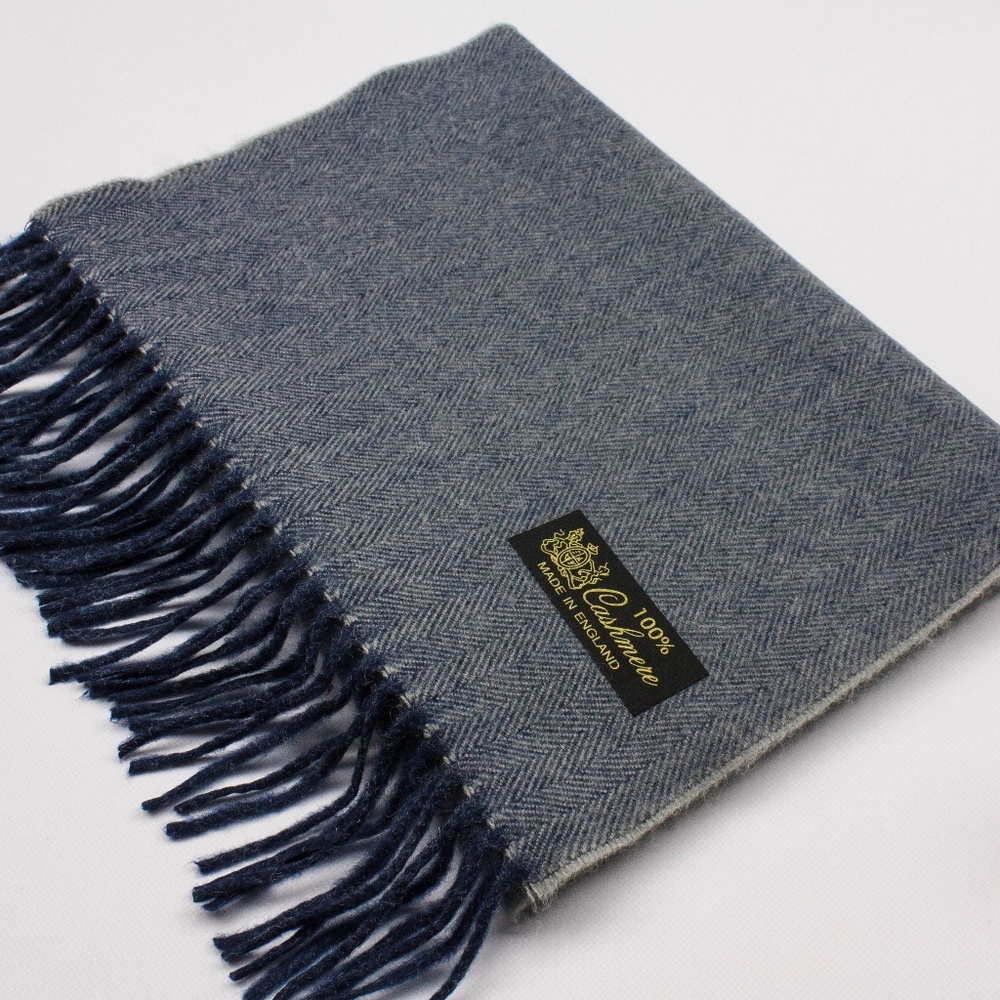 Light Blue Cashmere Scarf